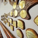 Small Closeup of Plaques on Tree of Life