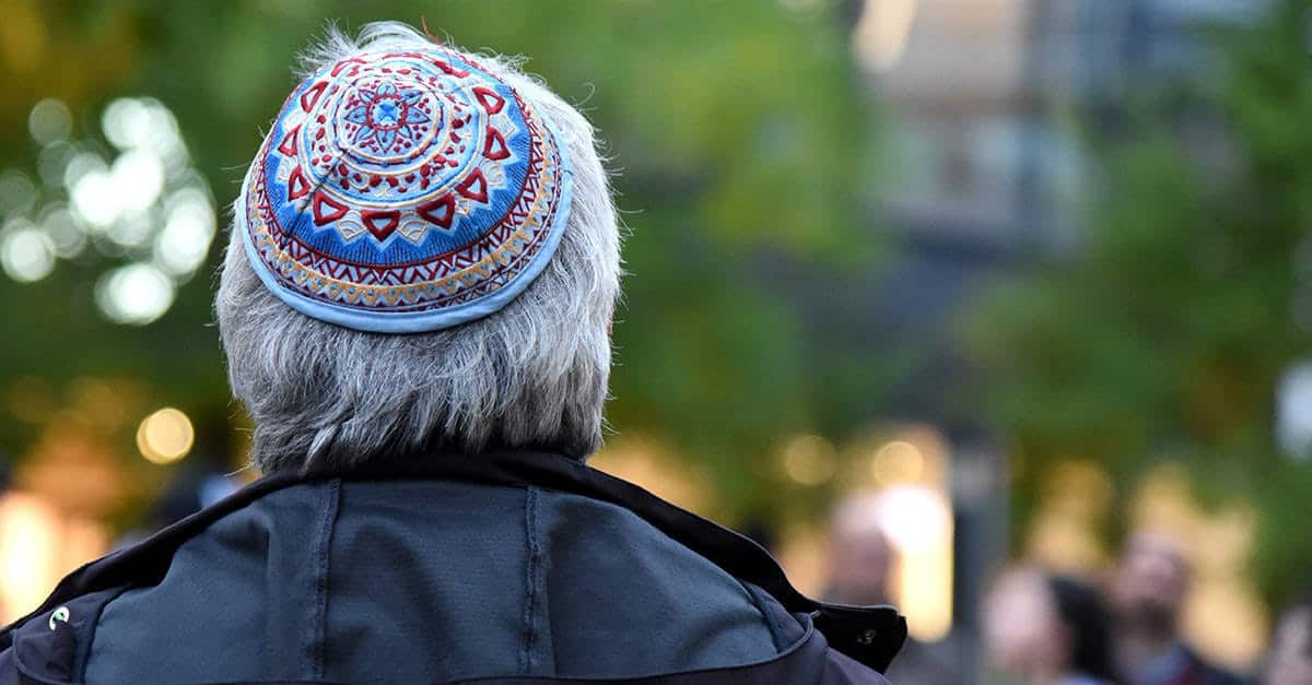 Jewish Programming Man Standing with a Kipa